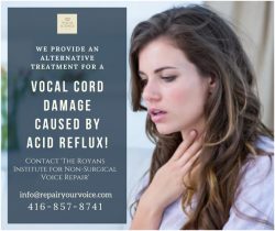 Live Your Life Without Acid Reflux Affecting Your Voice!
