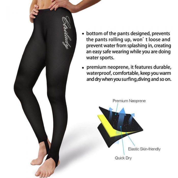 ELEADY Women’s Wetsuit Neoprene Pants for Workout Swimming Surfing Diving