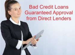 Bad Credit Loans Guaranteed Approval from Direct Lenders