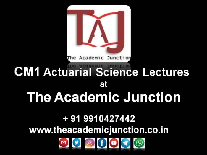 CM1 Intro Ch 2 Principles of Actuarial Modelling