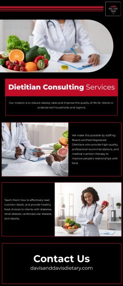 Best Dietitian Consulting Services – Davis and Davis Dietary LLC