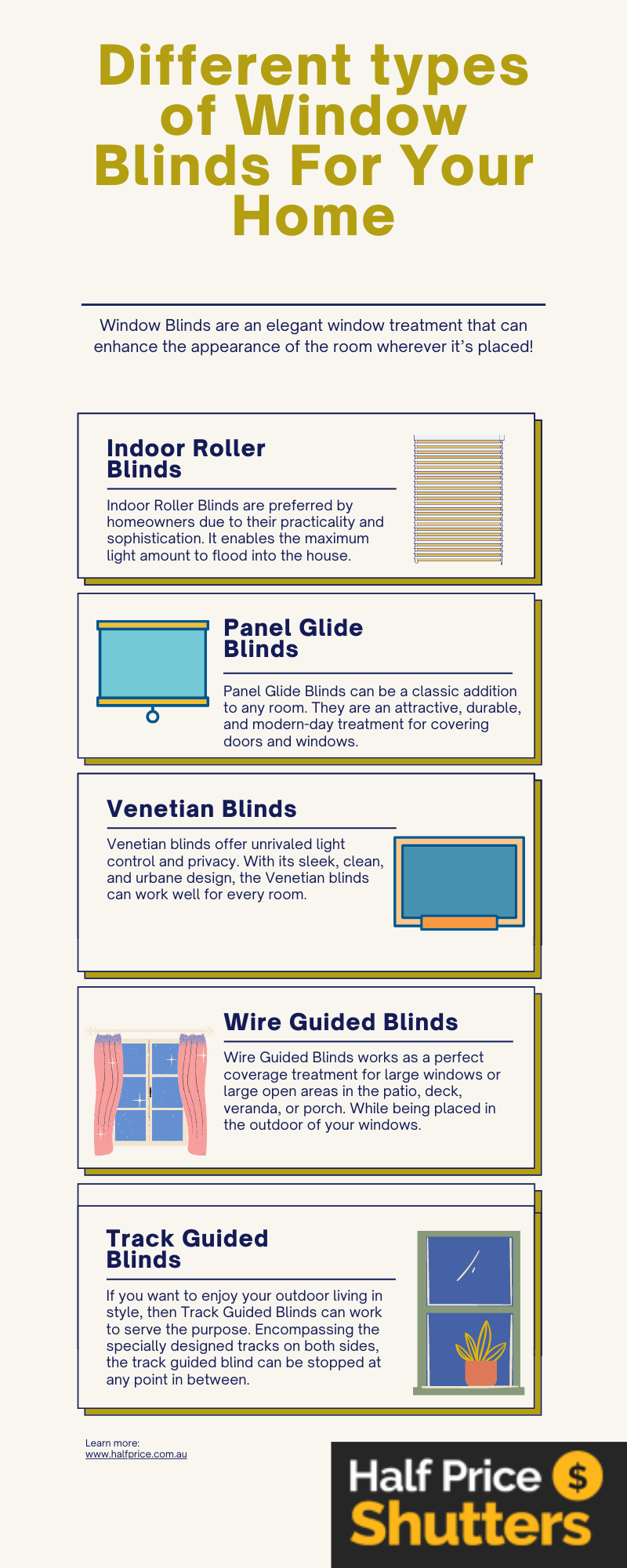 Different types of Window Blinds For Your Home