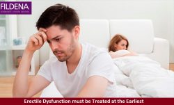 Erectile Dysfunction must be Treated at the Earliest