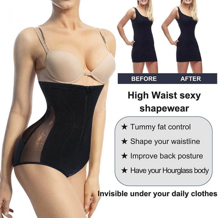 ELEADY Women Hi-Waist Seamless Body Shaper Butt Lifter