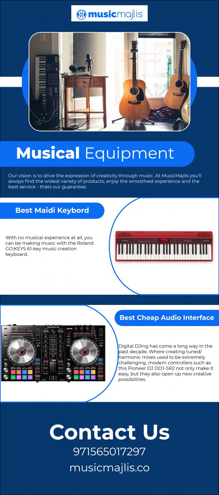 Best musical equipment in Dubai – MusicMajlis