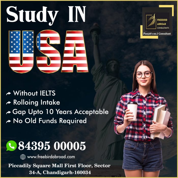 Apply For USA Study Visa – With / Without – IELTS /PTE