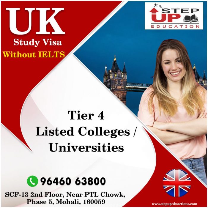 UK Study Visa With Top Ranking Tier 4 Colleges