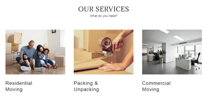 Moving company in ontario