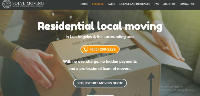 Residential moving companies