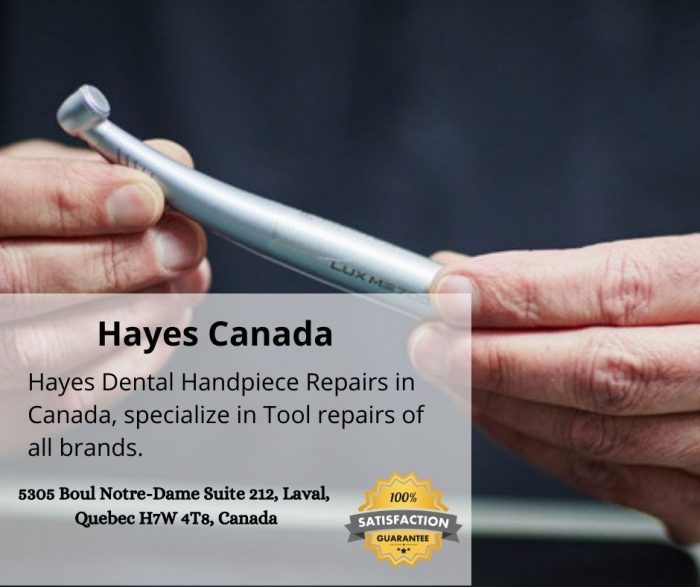Dental Handpiece Repairs Vancouver