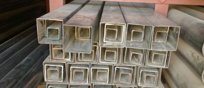 Stainless Steel A554 Gr 304 Square Hollow Sections