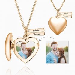 personalized photo necklace﻿