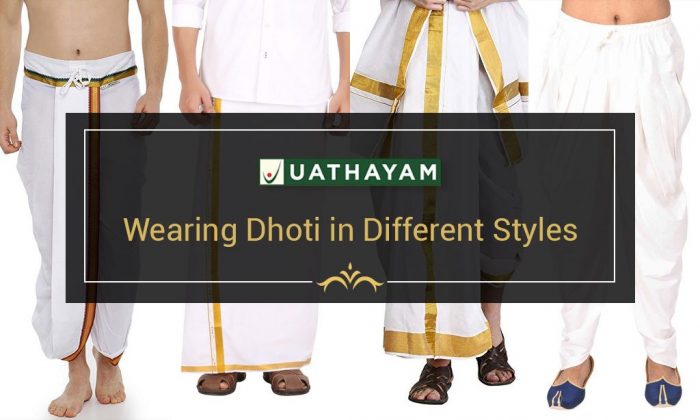 Wearing Dhoti in Different Styles