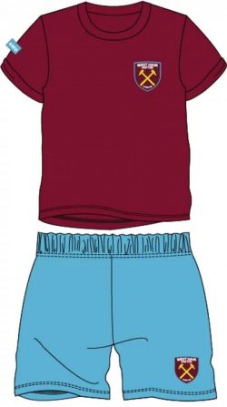 West Ham United FC Official Football Boys Gift Short Pyjamas 3/4, 5/6, 7/8, 9/10 and 11/12 years ...