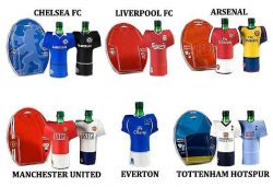 Tottenham Hotspur Football Club Spurs FC Shirt Kit Beer/Drinks Cooler Bottle Cover NEW