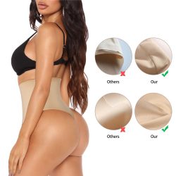 Eleady Seamless Thong Tummy Control Slimmer Panty