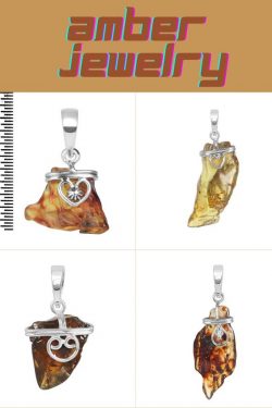 Buy Sterling Amber Stone Jewelry