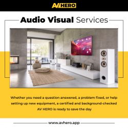 Get your best audio visual services – AV HERO