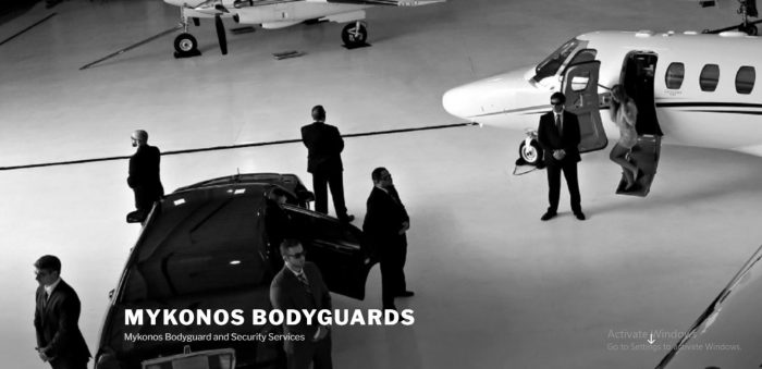 Bodyguards mykonos