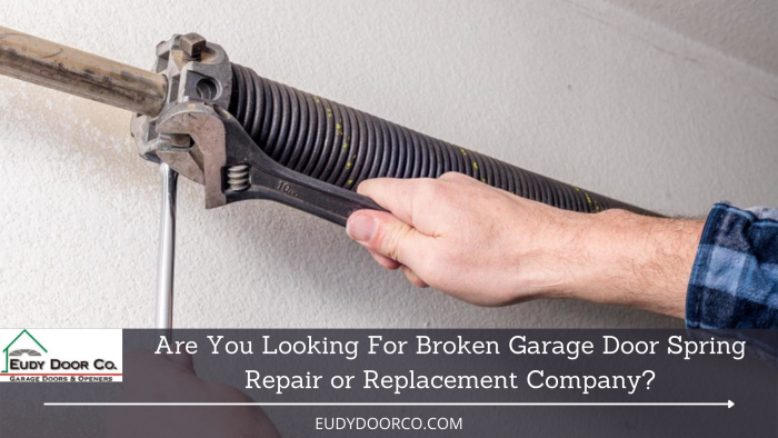 Broken Garage Spring Repair and Replacement in Sacramento
