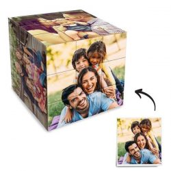 Custom Photo Rubik’s Cube Love Dad& Mom Multiphoto Cube