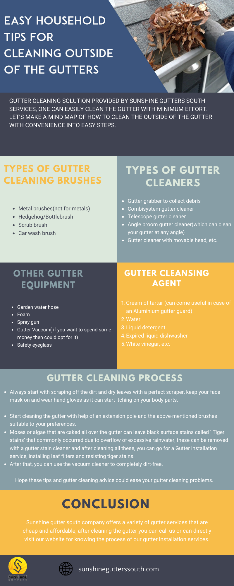 Easy Household Tips For Cleaning Outside Of The Gutters