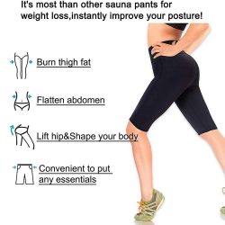 ELEADY Women Weight Loss Pants Neoprene Exercise Leggings Sauna Suit