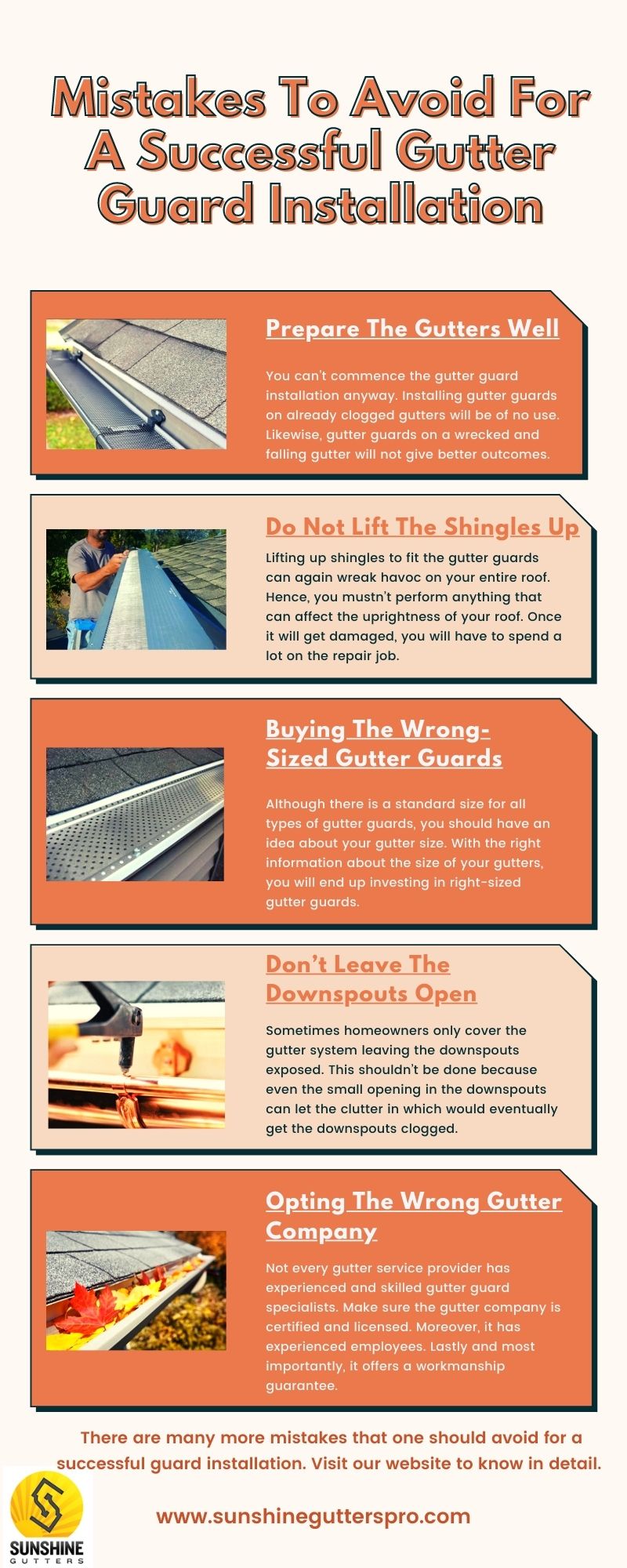 Mistakes To Avoid For A Successful Gutter Guard Installation