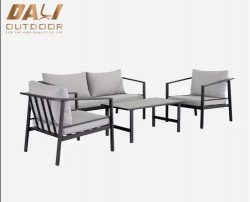4 Pcs Aluminum Conversation Sofa Set https://www.huzhoudalimetal.com/
