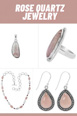 Buy Sterling Rose Quartz Stone Jewelry