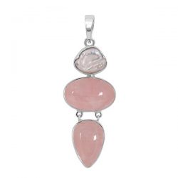 Wholesale Silver Rose Quartz Stone Jewelry | Rananjay Exports