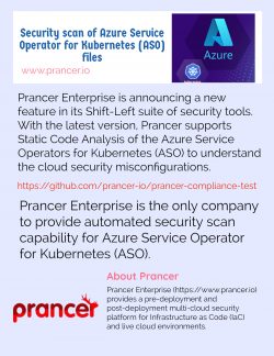 Security scan of Azure Service Operator for Kubernetes (ASO) files