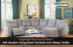 Upgrade Your Living Room with Modern Living Room Furniture from Sleep Center