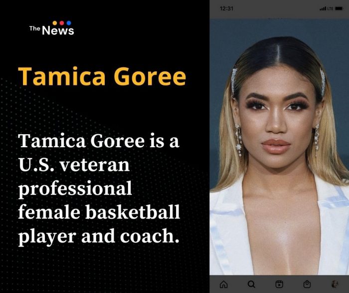 Tamica Goree is Female Basketball Player