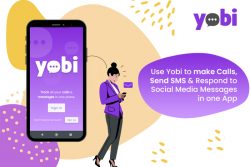 Use Yobi to make Calls, Send SMS & Respond to Social Media Messages in one App