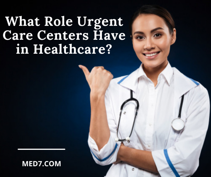What Role Urgent Care Centers Have in Healthcare?