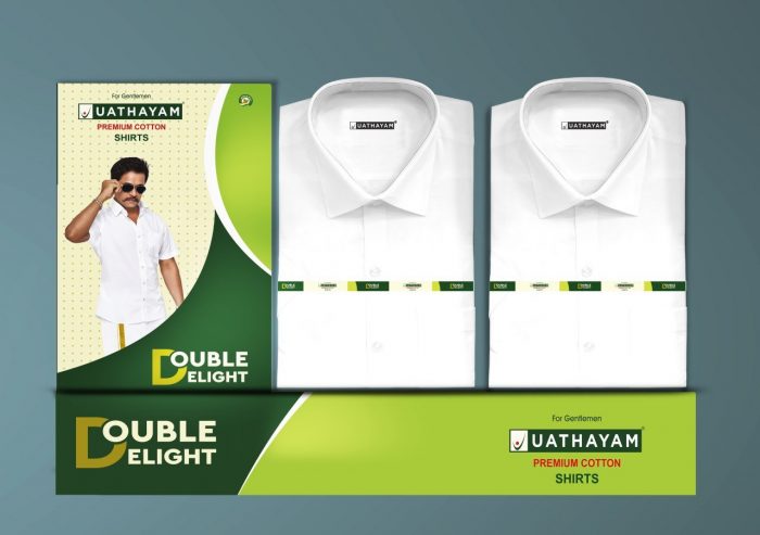 Uathayam Double Delight white shirts