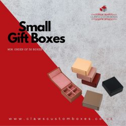 We provide a fantastic variety of small gift boxes