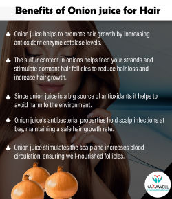 Benefits of Onion Juice for Hair Growth