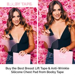 Buy the Best Breast Lift Tape & Anti-Wrinkle Silicone Chest Pad from Booby Tape