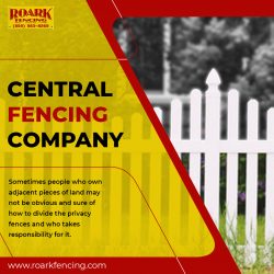 Select best central fencing company at Roark Fencing