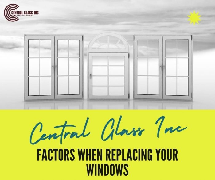 Factors When Replacing Your Windows
