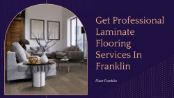 Get Professional Laminate Flooring Services In Franklin