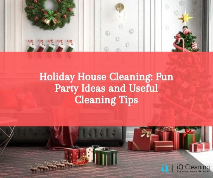Holiday House Cleaning: Fun Party Ideas and Useful Cleaning Tips