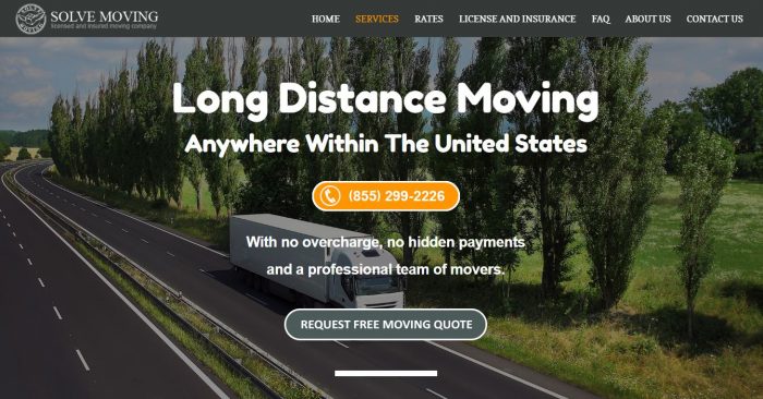 Long distance moving services Los Angeles