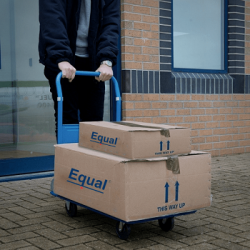 Make your work easier with Equal foldable platform trolley