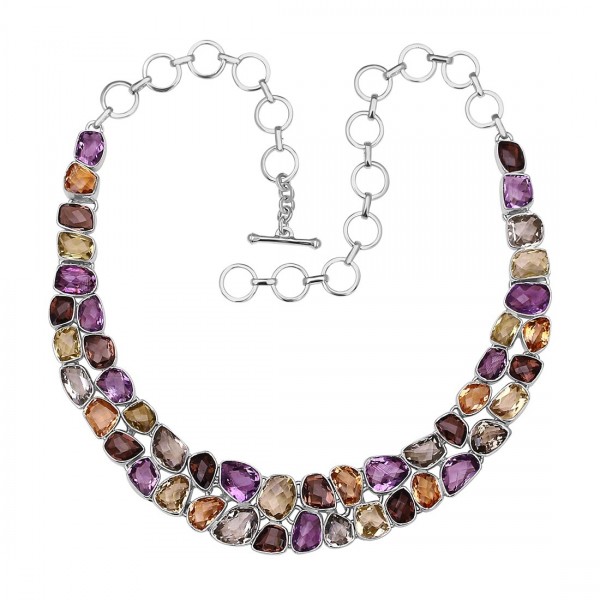 Multi Gemstone Necklace : Beautiful Piece of Jewelry