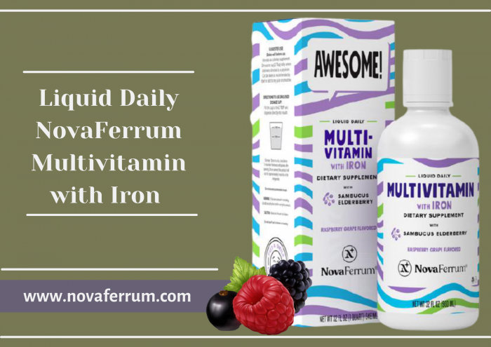 Liquid Daily NovaFerrum Multivitamin with Iron