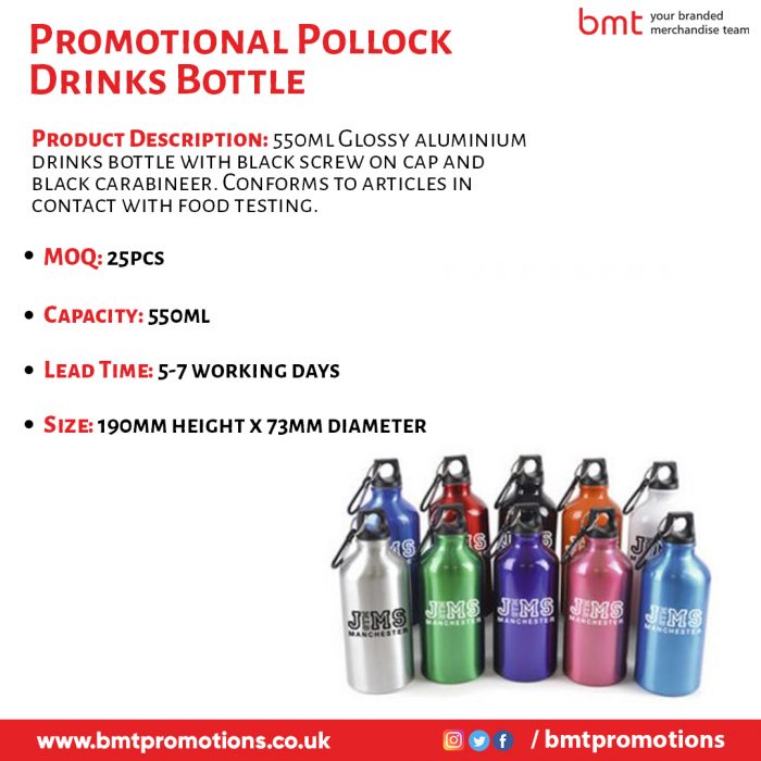 Promotional Pollock Drinks Bottle