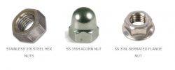 STAINLESS STEEL 316 / 316H / 316L / 316TI NUTS